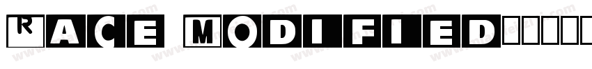 Race Modified字体转换
